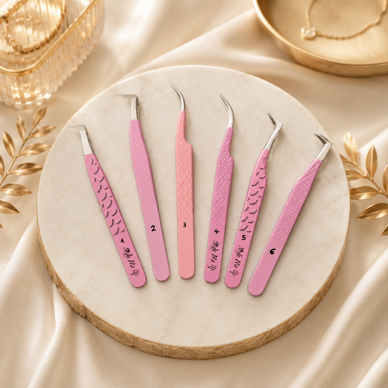 Fiber Tip Lash Pinzetten