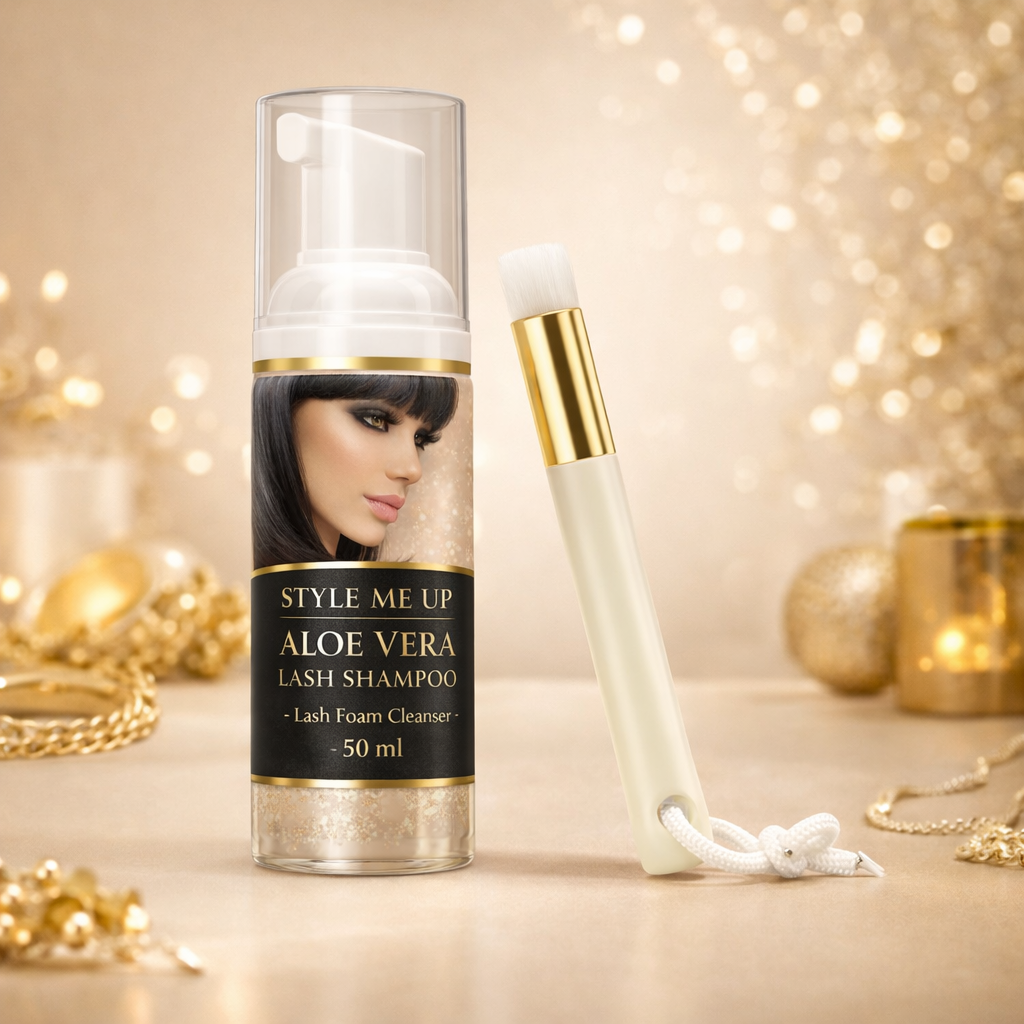 Lash Cleansing Set – Aloe Vera Lash Shampoo & Reinigungspinsel | Style Me Up