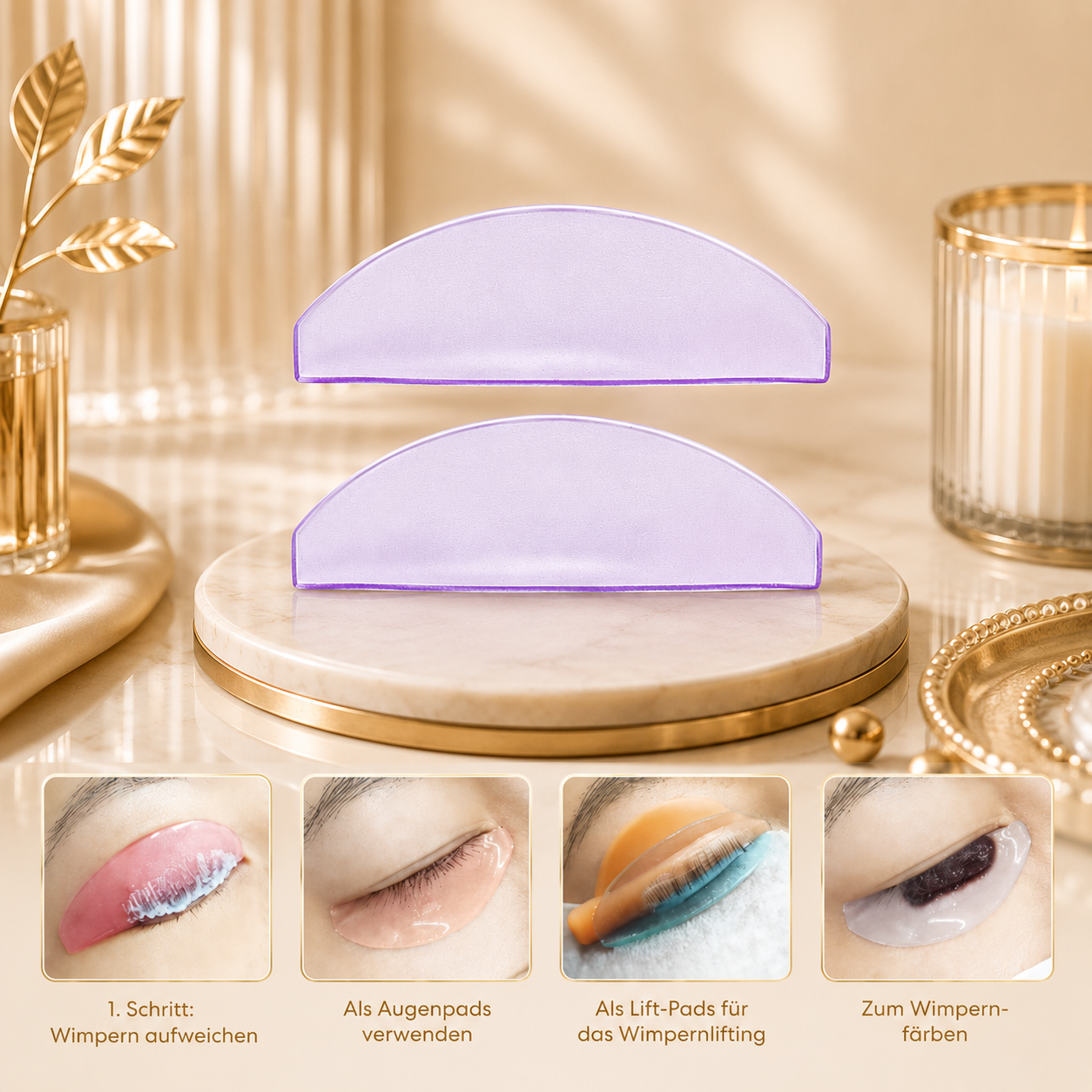 Premium Lash Lifting Silikonpads Set | Größen XS–XL | Wiederverwendbar