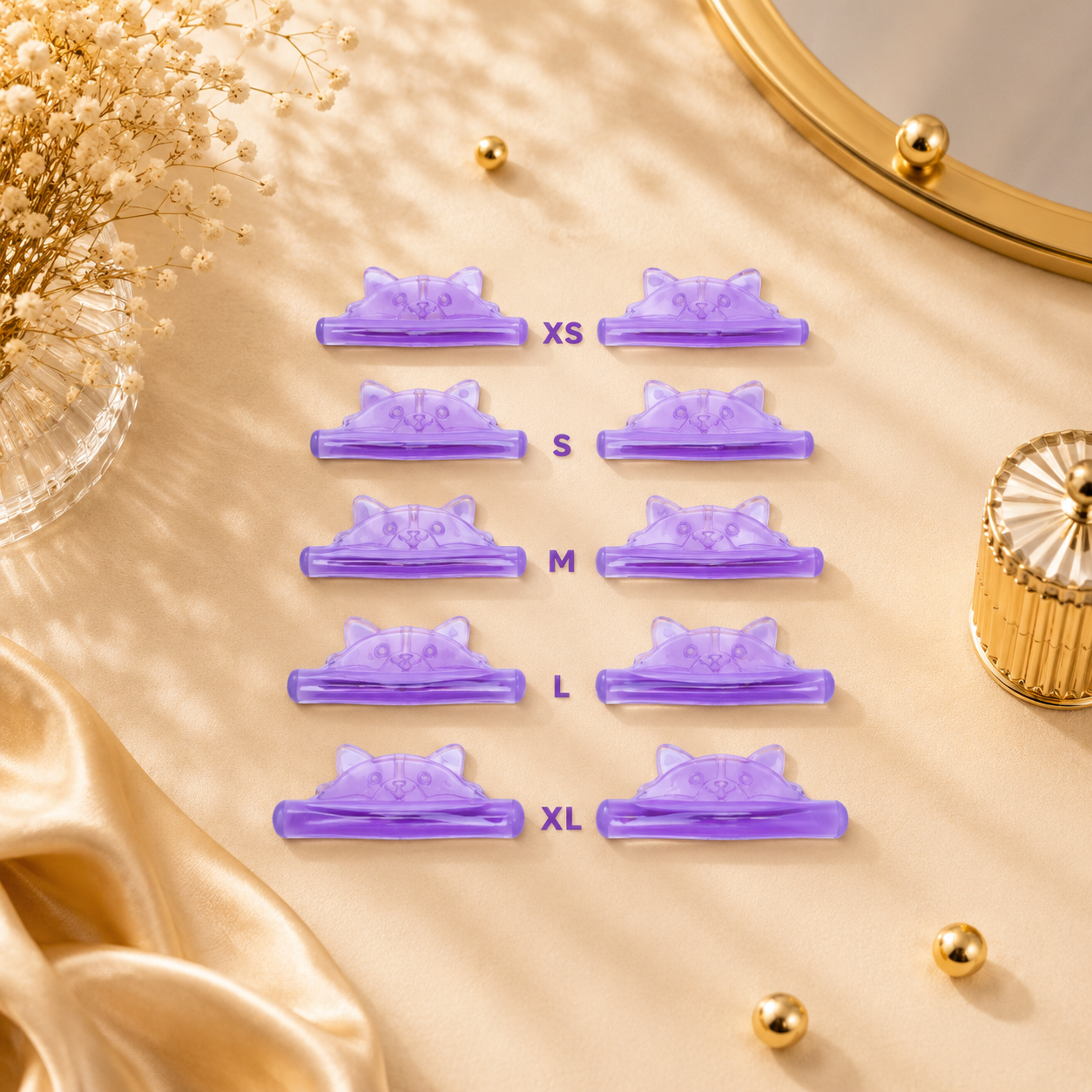 Premium Lash Lifting Silikonpads Set | Größen XS–XL | Wiederverwendbar