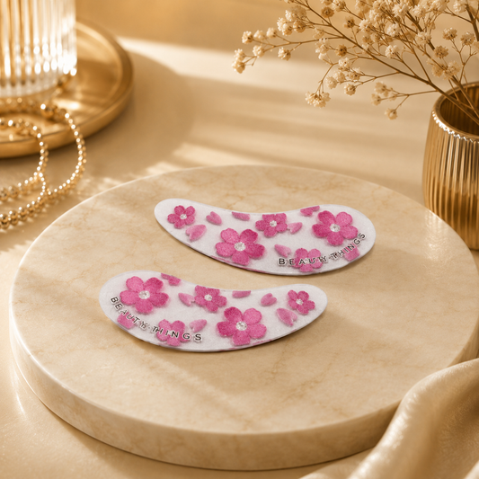 Korean Under Eye Silikonpads Blume – Wiederverwendbare Pads für untere Wimpern
