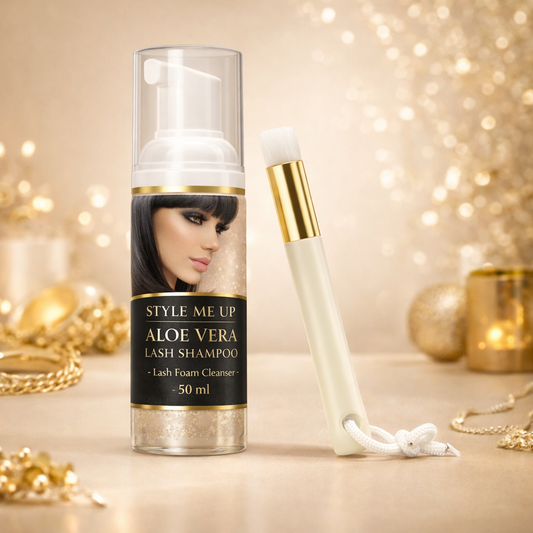 Lash Cleansing Set – Aloe Vera Lash Shampoo & Reinigungspinsel | Style Me Up