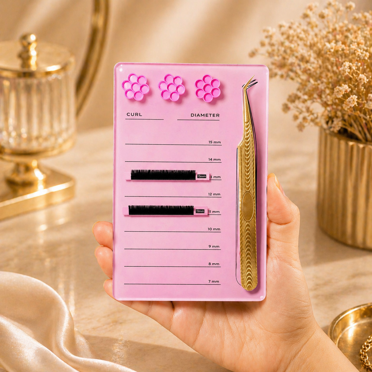 Wimpernplatte / Lash Tile für Wimpernverlängerung