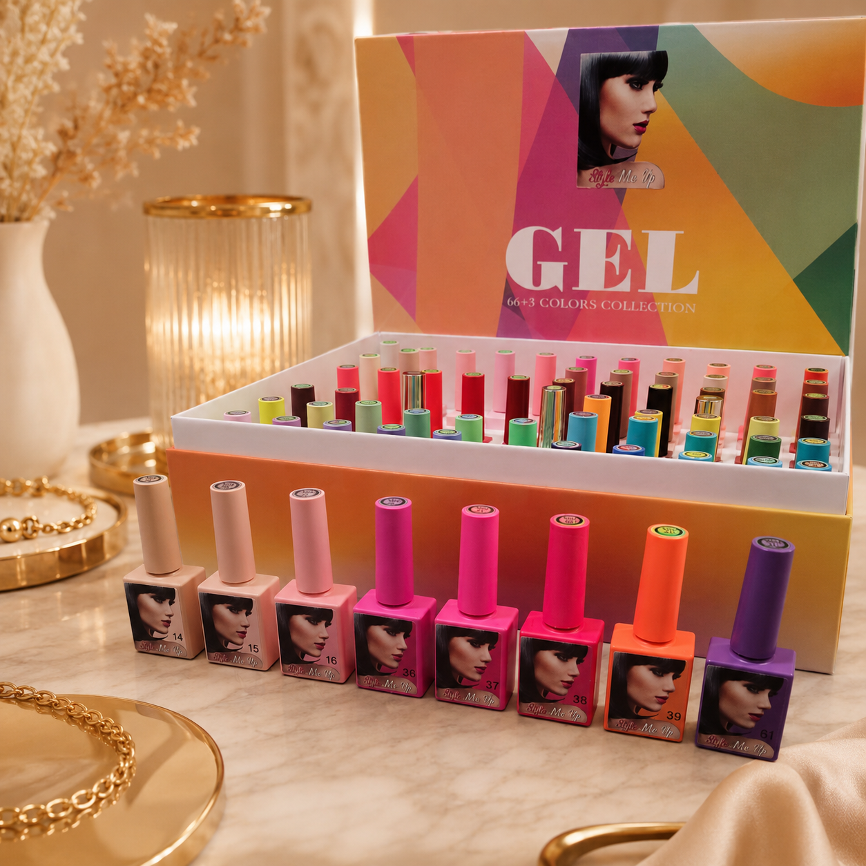 66+3 Colors Collection – Profi Gel Polish Set