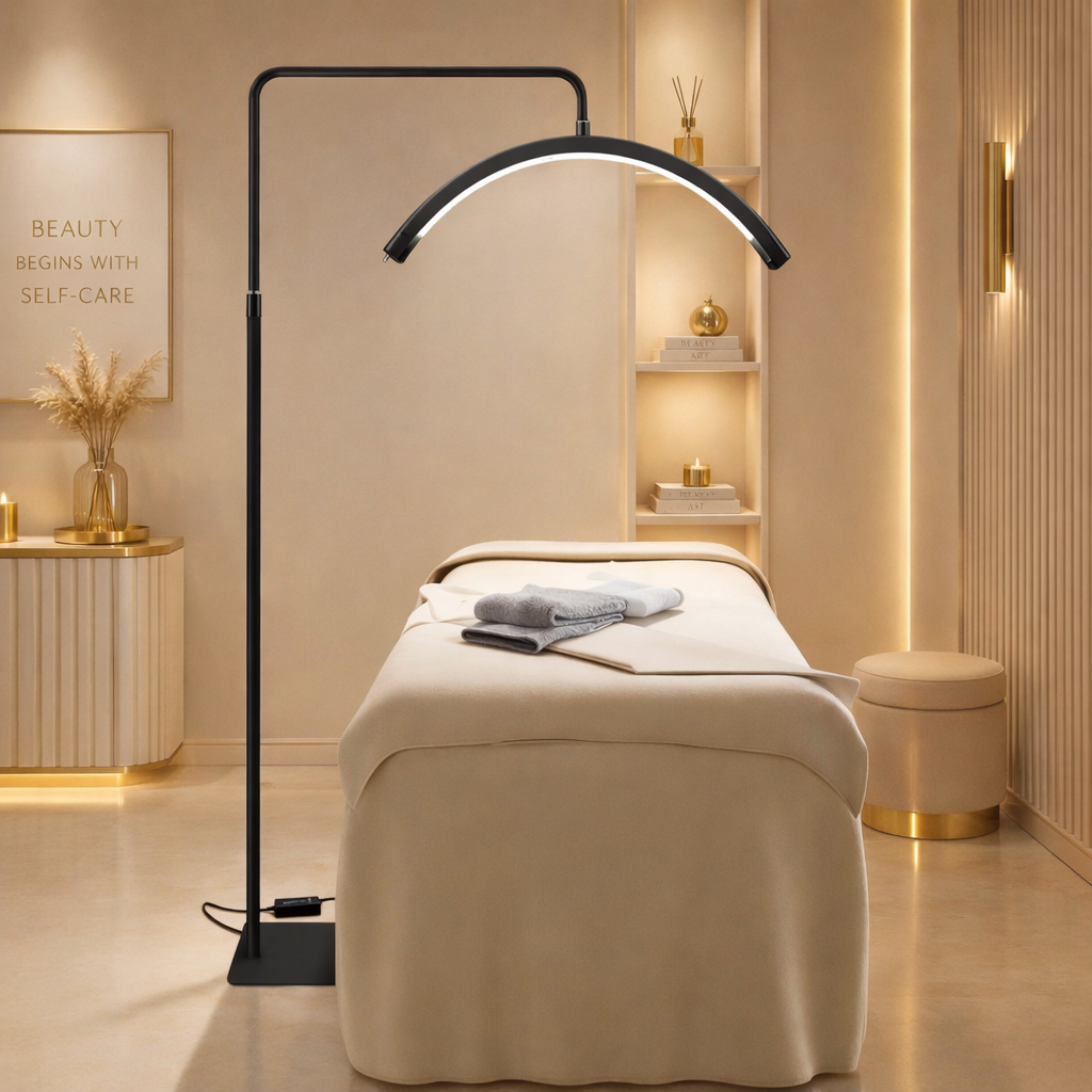 Halbmondlampe mit Strasssteinen – dimmbare LED Lash Lampe mit Stativ | Style Me Up