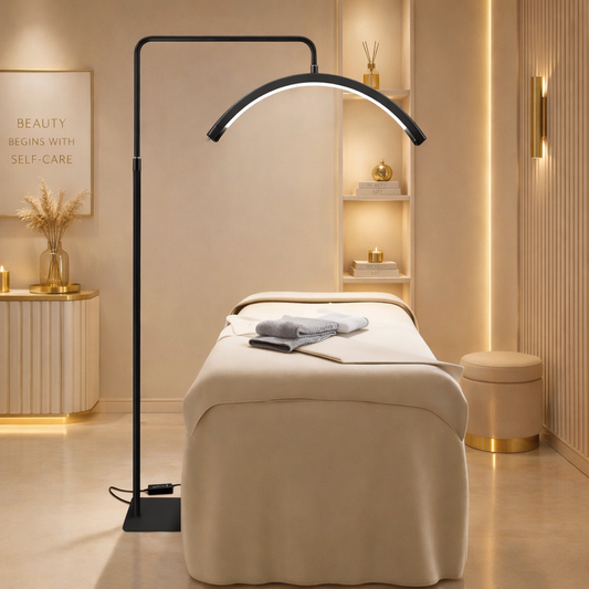 Halbmondlampe mit Strasssteinen – dimmbare LED Lash Lampe mit Stativ | Style Me Up