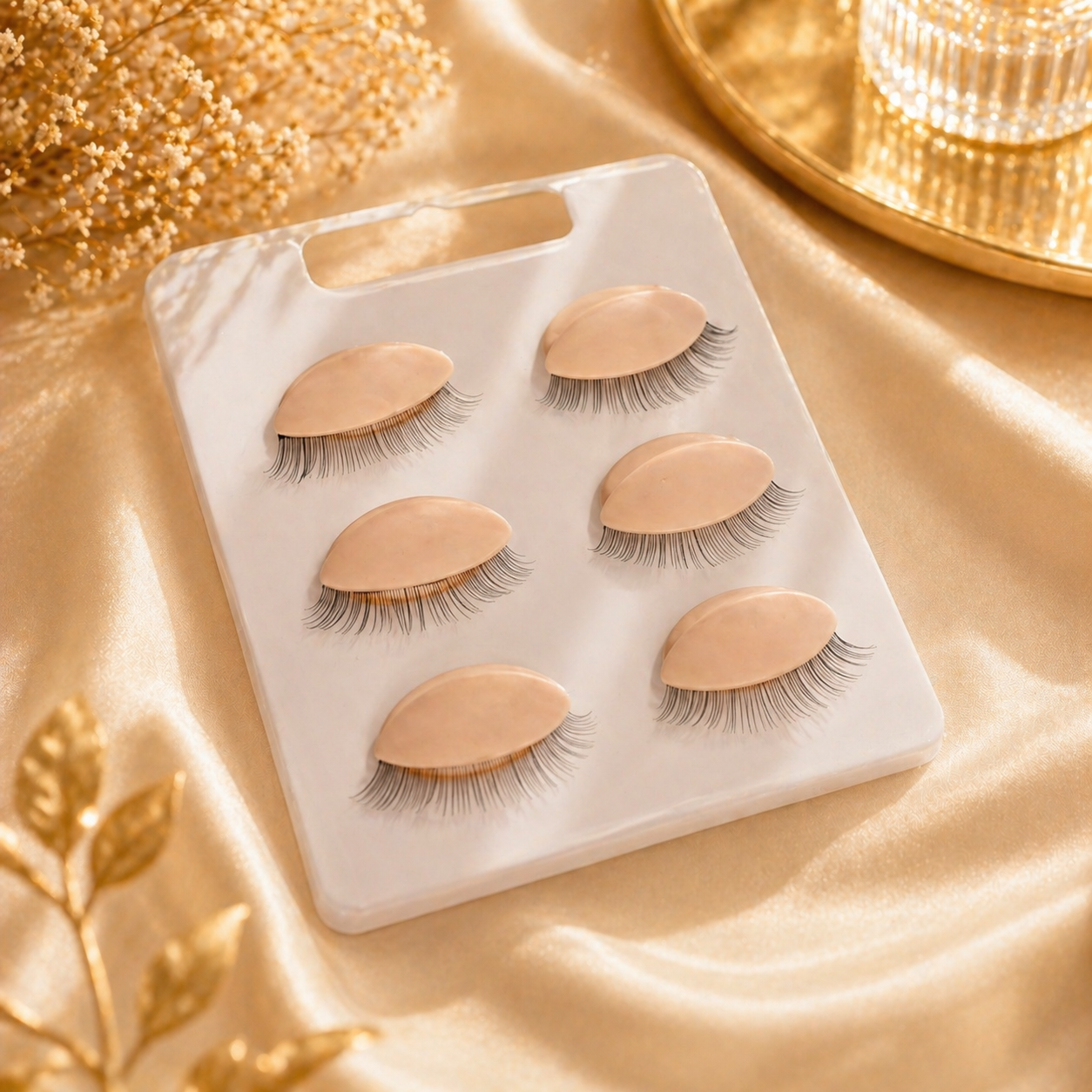 Übungsgesicht mit Ersatzlidern – Lash Training Set oder einzeln