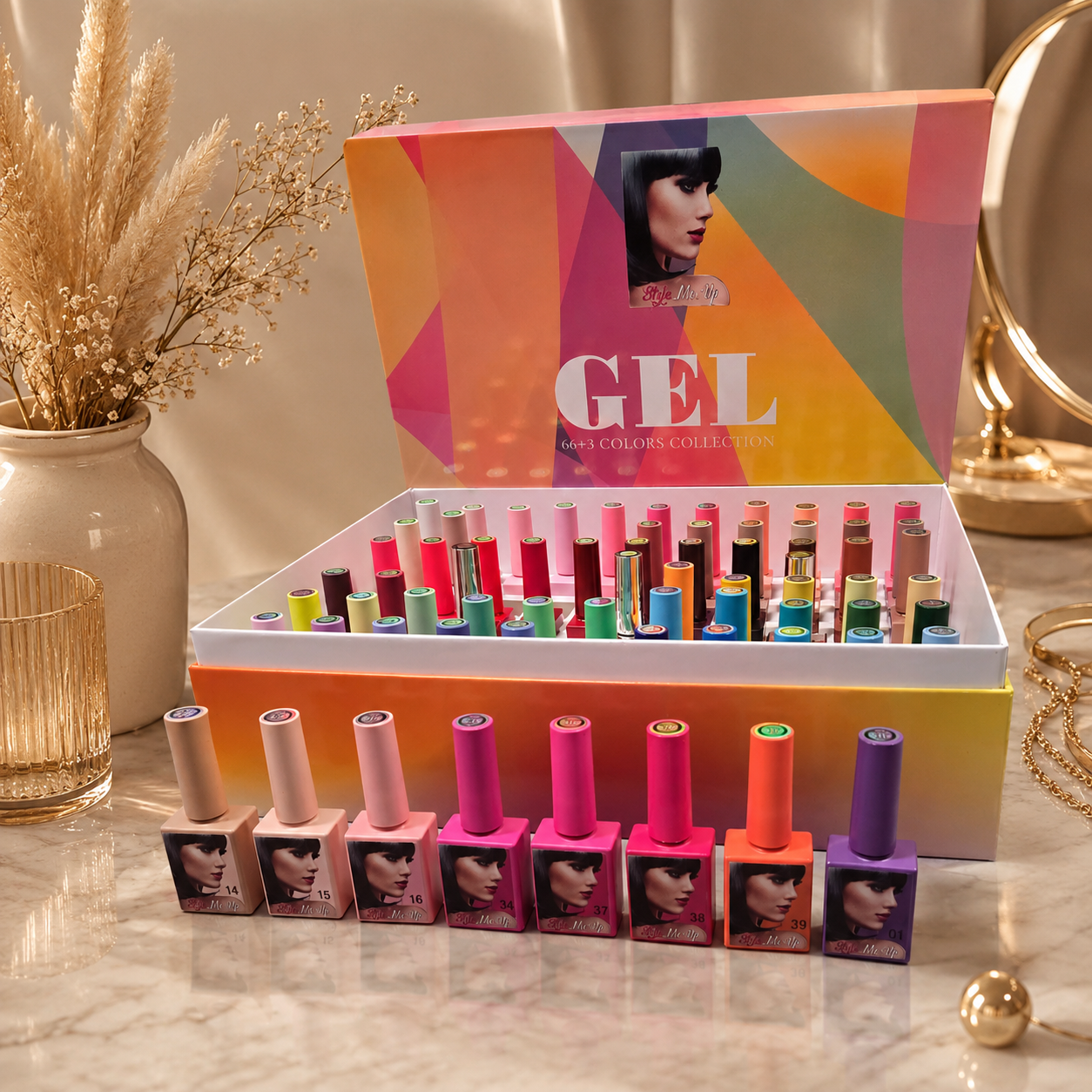66+3 Colors Collection – Profi Gel Polish Set