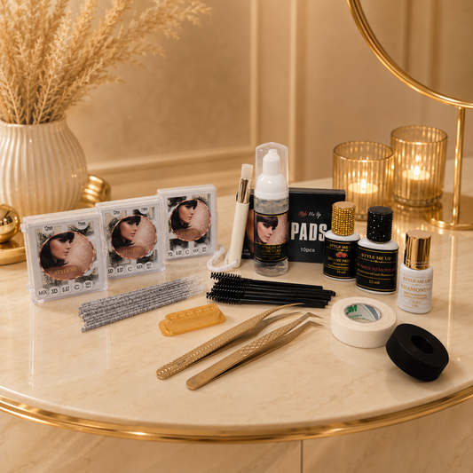 STYLE ME UP Mega Wimpernfächer Set – Professionelles Volume Fans Komplettset für Lash Artists