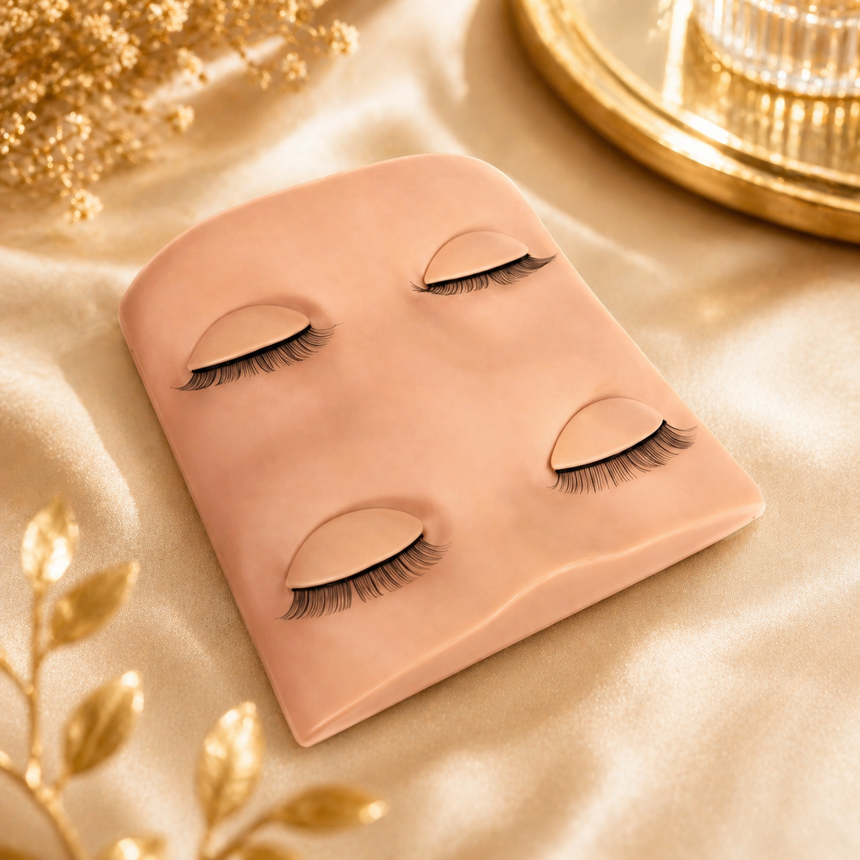 Übungsgesicht mit Ersatzlidern – Lash Training Set oder einzeln